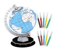 Toyvian 1 Set Puzzle per Decorazione da Tavolo Interattivo per Apprendimento Della Geografia e Sviluppo Della Coordinazione Mano Occhio