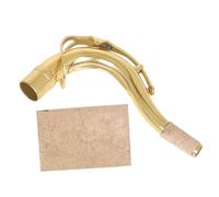 Toyvian 1 Set sax piegare il collo accessori per sassofono tenore tracolla per sax tenore manico del sax tenore the necks saxophone accessori sax tenore manico del sassofono ottone Golden