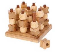 Toyvian 1 Set Toe gioco da tavolo scacchi giochi interattivi giochi per boardgame board game giocattolo interattivo genitore-figlio giocattoli per giochi da tavolo di legno