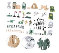 Toyvian 1 Set Tuta giocattoli toys giocattoli creativi soldatini battaglia figura Figure di soldato di simulazione di soldati plastica