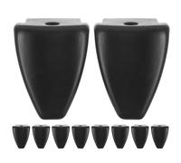 Toyvian 10 Morsetti per Batteria a Gancio Triangolare in Metallo Accessori per Percussioni Protezione Antiscivolo per Cerchio Batteria Parti di Ricambio Leggere per Rullante e