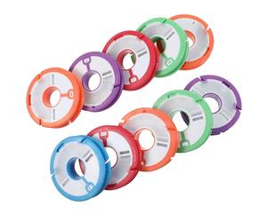 Toyvian 10 Pezzi Avvolgitore per Filo da Pesca, Leggero e Rotondo | Riduce gli Intrecci, Taglio Semplice e Montaggio Rapido, per Lenza e Terminali in Acqua Fresca Colore Casuale