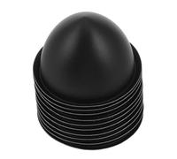 Toyvian 10 Pezzi Cappucci Antipolvere per Altoparlanti 35mm a Forma di Proiettile in Pp Nero, Leggeri e Resistenti alle Vibrazioni, per Riparazioni e Manutenzione di Subwoofer e Bobine