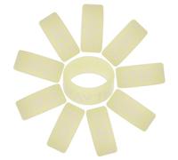 Toyvian 10 Pezzi Cerchi Luminosi in Silicone Giallo per Bacchette da Batteria, Anelli Antiscivolo Multifunzionali per Esercizi e Accessori Musicali