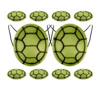 Toyvian 10 pezzi di in silicone per cosplay: guscio di indossabile - dorso di realistico per feste a tema Halloween e attività all'aperto
