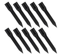 Toyvian 10 Pezzi Picchetto di Ricambio per Luce Solare da Giardino ABS | Luci Esterne e Vialetti, Montaggio Rapido, Flessibile e Leggero, Accessorio per Collegare Punto Luce