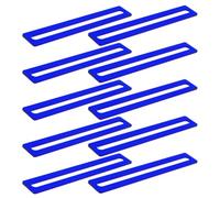 Toyvian 10 Pezzi Righello Guida Lettura Blu in Acrilico Trasparente per | Scorre Liscio, Resta Piatto Sulle Pagine, per Lezioni e Note in iuta la Concentrazione