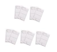 Toyvian 10 Pezzi Scheda Punteggio Golf Portatile Resistente Registrare Facilmente i Risultati Le Partite all Aperto