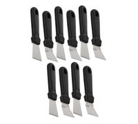 Toyvian 10 Pezzi Spatole Raschietto in Acciaio per Ghiaccio e Brina Raschiatore Refrigeratore per Pulizia Cucina Multifunzionale per Rimozione Brina e Grasso Manico Ergonomico Antiscivolo