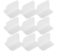 Toyvian 10 Pezzi Stabilizzatore per Recinto in Plastica Bianco Protezione Pavimento e Facile Installazione, Accessorio Playpen per Sicurezza e Fissaggio senza Tracce