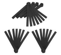 Toyvian 10 Pezzi Strutture Ventagli Pieghevoli in Plastica Manici e Stecche per Ventagli Te Riparazioni e Accessori per Feste e Matrimoni