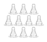 Toyvian 10 pezzi Tappi Bottiglia Birra Forma Tettarella in Plastica Accessori Festa Divertenti per Birra Succo Acqua Gioco Bevande Party