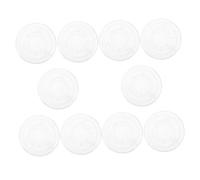 Toyvian 10 Pezzi Tappo per Chiodo Pedale Effetto Chitarra in Abs Trasparente, Cappuccio di Protezione per Piedino Pedale, Accessori per Strumentimusicali Adatti a Pedali Elettrici