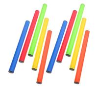 Toyvian 10 Pezzi Testimone Staffetta Atletica in Plastica ABS, Standarde | Superficie Antiscivolo, Bordi Arrotondati, Impugnatura Comoda, per Allenamento Pista e Gare Professionali