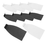 Toyvian 10 Punte per Archetto per Violoncello in Plastica Nera e Bianca, Kit di Riparazione per Archetti di Violino, Accessori per Strumenti a Corda, Cuscinetti Anti-scivolo per Musicisti