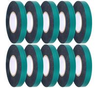 Toyvian 10 Rotoli Nastro per Giardinaggio per Piante, PVC Verde Elastico | Viti e Piante da Orto su Balcone o Fattoria, Riutilizzabile, Riduce la Fatica Manuale, 147,6 Piedi