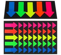 Toyvian 10 Set Etichette Adesive a Forma di Freccia in Plastica Riutilizzabili per Libri, Segnapagine per Studenti, Accessori la Lettura, per Organizzazione Scolastica