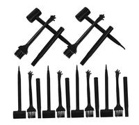 Toyvian 10 set Kit di Strumenti Archeologici per Adulti con Martello Scalpello e Spazzola Completo Strumenti per Escavazione Dinosauri e Scavi Educativi Stem per Ragazzi e Ragazze