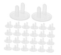Toyvian 100 Copritacchi Sicuri per Elettrica per Protezione Trasparente Gli Shock Elettrici Design per Uso e Nidi Facile Installazione e