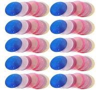 Toyvian 100 Pezzi di Conchiglie Rotonde Fai da Te Foro per Creazione di Campanelli Eolici Acchiappasogni e Ciondoli Artigianali Accessori per Decorazioni Casa e Gioielli