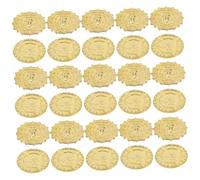 Toyvian 100 Pezzi Di Monete Giocattolo Dorate Gioco Festa A Tema Pirata Accessori Per Pirati Bomboniere Numeri All'Ingrosso Per Pirati Decorazioni Per Compleanni Di