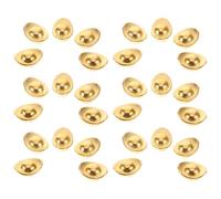 Toyvian 100 Pezzi di Plastica Portafortuna Cinesi 1 Cm, Ornamenti Decorativi per Casa e Ufficio, Simboli di Ricchezza e Prosperità, Soprammobili Creativi da Scrivania per Ambienti