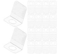 Toyvian 100 Pezzi Ganci Adesivi in Pvc Foro Rotondo per Appendere, Installazione Stabile e Facile da Usare, per Negozi al Dettaglio e Organizzazione della Casa