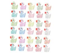 Toyvian 100 Pezzi Miniature in Animaletti Notturni Glow in The Dark per Decorazioni Micro e Creativi