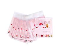 Toyvian 100pcs Sacchetti autoadesivi Sacchetti Sacchetti di di Natale Dolci a Tema Dolci Caramelle di Natale