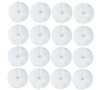 Toyvian 100pezzi Dischi Protettivi Per Orecchie Per Candele Cera Protezione Antigoccia e Comfort Durante Uso Adatti Per Forniture Per La Delle Orecchie Colore Argento