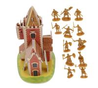 Toyvian 100pezzi Giocattolo Soldati Medievali Figure Di Cavalieri Antichi Per Modellismo e Attività Didattiche Per Giochi Educativi e Storiche