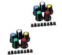Toyvian 100pezzi Manopole Di Controllo Volume Per Chitarra Caps Per Potenziometri Colori Compatibili Con Vari Tipi Di Chitarre e Amplificatori Accessorio Pratico Per Musicisti