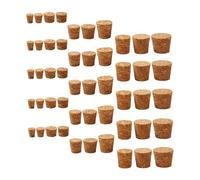 Toyvian 100pezzi Tappi Per Bottiglie Di Vetro e Sughero Realizzati in Legno Di Sicuri Robusti e Durevoli Per Preservare Buon Sapore Di Bevande e Vino Aperti Per Vinificazione Casalinga