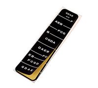 Toyvian 10pezzi Adesivi Per Scala Di Violino Etichette Per Tastiera e Note Musicali Accessori Per Principianti Facili Da Applicare e Rimuovere Neri