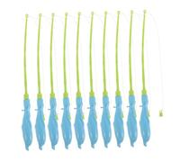 Toyvian 10pezzi Canne Da Pesca Giocattolo in Plastica Gioco Di Apprendimento Della Pesca Per Ragazzo Ragazza Per Piscina e Bagno Per Parco Giochi e Asilo