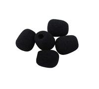 Toyvian 10pezzi Copri Antivento Microfono Lavalier in Schiuma Nera Piccoli Paraspruzzi Per Microfono Clip Compatibili Con Microfoni Da Gamer e Registrazioni Studio