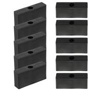 Toyvian 10pezzi Limitatore Scorrevole Per Finestre Per Sicurezza e Protezione Facile Installazione e Conservazione Nero