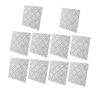 Toyvian 10pezzi Pannello Fonoassorbente in Feltro Di Poliestere Pannelli Acustici Rombo Per Pareti Soffitti e Porte Riduzione Del Rumore Facile Installazione Autoadesivo