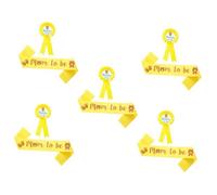 Toyvian 10pezzi Sash e Spilla Daddy to Be e Mommy to Be Per Shower Accessori Festivi Per Annuncio Di Nascita e Celebrazioni Di Genitorialità