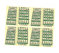 Toyvian 10pezzi Sticker Per Tastiera Chitarra Da Adesivi Trasparenti Per Note Musicali Etichette Per Chitarra Elettrica e Acustica Facile Installazione e Rimozione Adatti Tutti Modelli