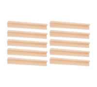 Toyvian 10pezzi Vassoi Legno Per Domino Supporti Multi-funzione Per Piastrelle Per Giochi Creativi e Decorazioni Artigianali