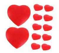 Toyvian 12 Ammortizzatori Racket Tennis Forma Cuore in Silicone Rosso Assorbitori Leggeri e Facili Installare Accessori Versatili per Giocatori Tennis e Racquetball