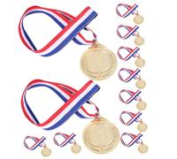 Toyvian 12 Pezzi Medaglie Sportive Decorative Nastro per Eventi Sportivi Medaglie per Scuole e Design Elegante e Resistente