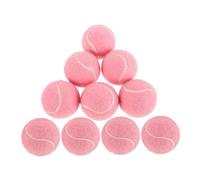 Toyvian 12 Pezzi Palline da Tennis Elastiche per Allenamento Resistente Leggera Multiuso per Tennis Fitness e Massaggio Adatte Indoor e Outdoor