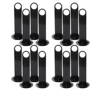 Toyvian 12 Pezzi Porta Coni da Calcio con Supporto Robusto e Maniglia Portatile per Organizzazione Attrezzature Allenamento Calcio Scaffale per Dischi Segnapasso Sportivi Organizer Pratico