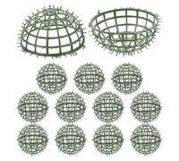 Toyvian 12 Pezzi Supporto per Palline di Prato in Plastica 15cm Sfera da Giardino Portatile e Facile da Montare per Decorazioni Matrimonio all Aperto