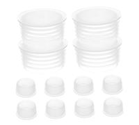 Toyvian 12 Pezzi Tappi per Vasi Rotondi in Plastica Riutilizzabili Tappi Impermeabili per Vasi da Balcone e Cassette per Ortaggi Protezione Antiperdite per Giardinaggio Indoor e Outdoor