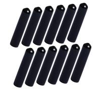 Toyvian 12 pezzi Tappi Versatore Bottiglia Vino in Gomma Neri Copertura Versatori Polvere Tappi Protettivi Versatore Liquori per Bar Ristoranti Club e Caffè