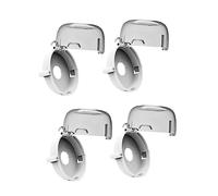 Toyvian 12 Pz Coperchio Di Protezione Gas Coprimanopola Gas Universale Manopola Dell'apparecchio Bruciatore Piano Cottura Coprimanopola Forno Bambino Interruttore a Gas Bianca