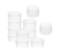 Toyvian 12 Tappi per fioriere da Giardino: Tappi terminali di Ricambio Rotondi in plastica Trasparente per vasi da Fiori, Accessori per la piantagione da Balcone